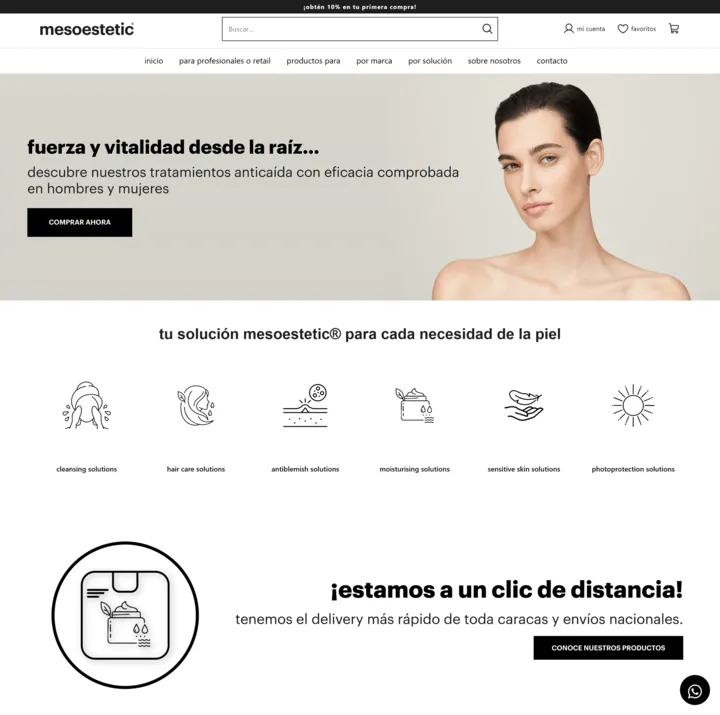 Tienda online de Mesoestetic