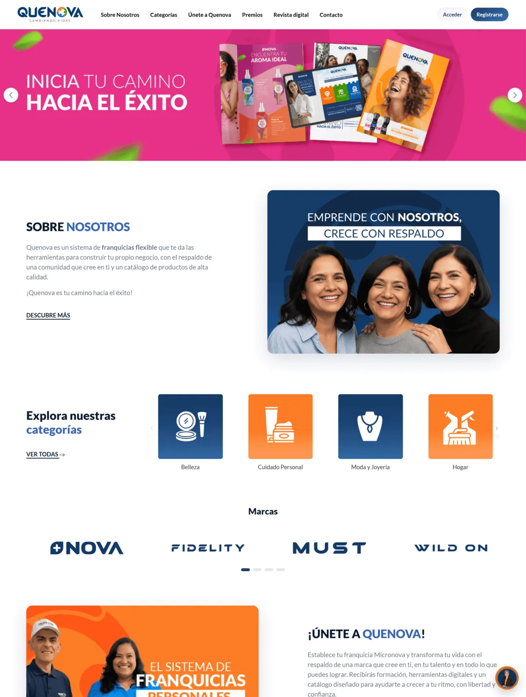 Tienda online de Quenova