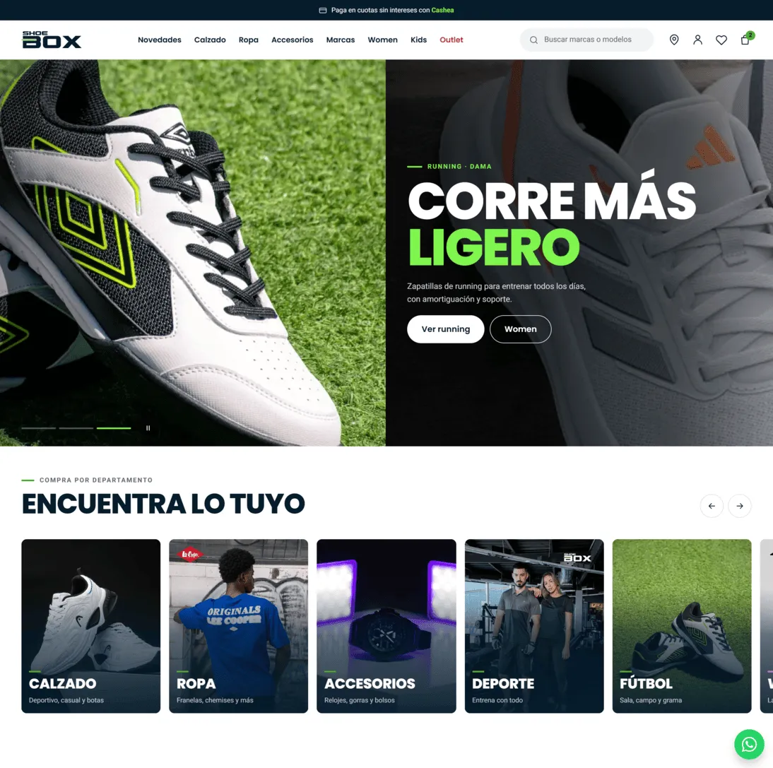 Tienda online de Shoebox